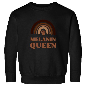 Discover Melanin Rainbow Queen Sweatshirts