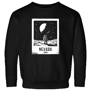 Discover Nevada 1969 Astronaut Moon Landing Area 51 Sweatshirts