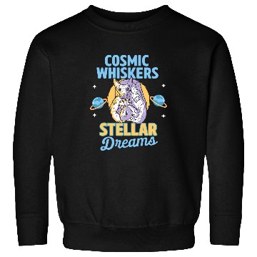 Discover Space Astronaut Cat Lover Pet Owner Cosmic Spaceman Planet 21 Sweatshirts