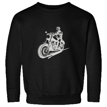 Discover Motorcyclist skeleton Sweatshirts