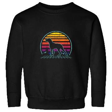 Discover Vaporwave German Shorthaired Pointer Gifts Pointer Dog Lover Sweatshirts