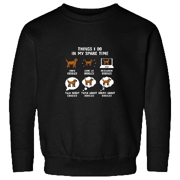 Discover Things I Do In My Spare Time Goldendoodle Dog Sweatshirts