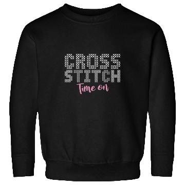 Discover Time On Cross Stitch Needlepoint Art XStitching Sweatshirts