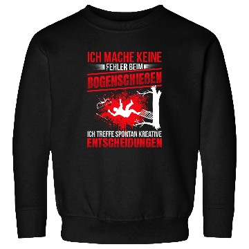 Discover No mistakes when archery Funny saying archer Sweatshirts