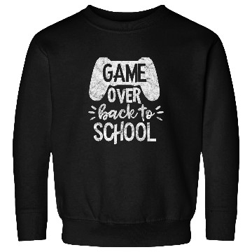 Discover Back to School Funny Game Over Teacher Student Controller Sweatshirts