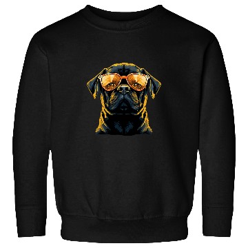 Discover Pug with Sunglasses 3 Sweatshirts