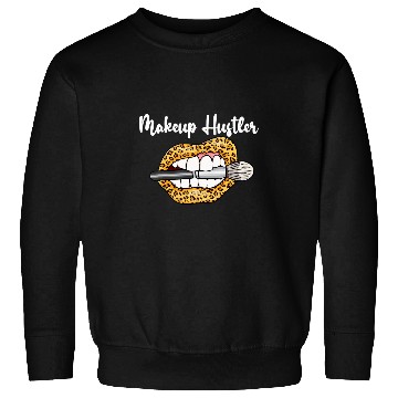 Discover Leopard Lips 2Makeup Brush Cool Beauty Salon Makeup Hustler Sweatshirts