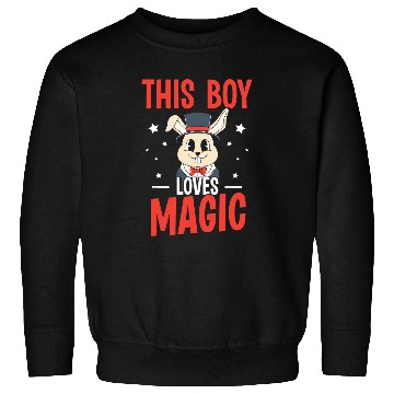 Discover This Boy Loves Magic Trick Sorcerer Wizard Magician Sweatshirts