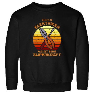 Discover Superkraft Powerline Technician Lineworker Electrician Sweatshirts