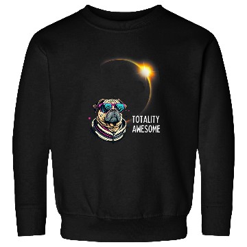 Discover Pug Dog America 2024 Solar Eclipse Totality Accessories 2 Sweatshirts
