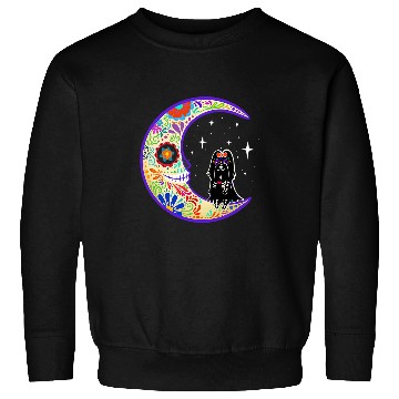 Discover Skeleton Skulls Maltese Dia de Los Muertos Skull Sweatshirts