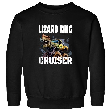 Discover TRexs And Motorcycle Lizard King Cruiser 26 Sweatshirts