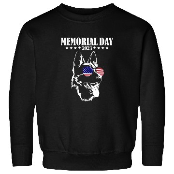 Discover Memorial Day German Shepherd Sweatshirts