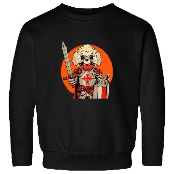 Discover Toy Poodle Knight Funny Dog Medieval Sweatshirts