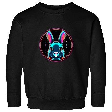 Discover Space Rabbit Astronaut Funny Galaxy Animals Sweatshirts