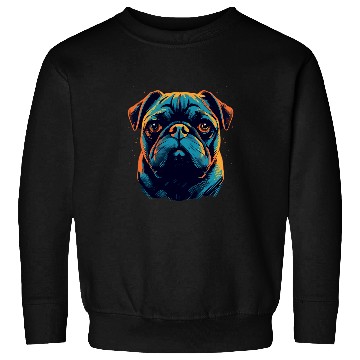 Discover Pug Colorful 3 Sweatshirts