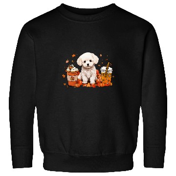 Discover Maltipoo Coffee Warm Cozy Fall Autumn Vibes Thanksgiving Sweatshirts