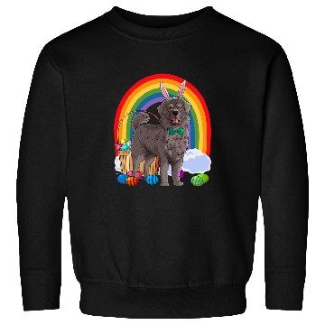 Discover Newfoundland Dog Easter Eggs Bunny Sweatshirts