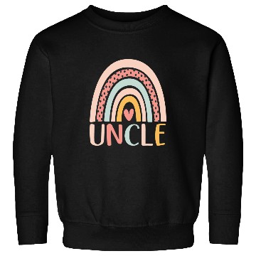 Discover Mens Boho Rainbow Border Retro Art Summer Boho Style Lover Uncle Sweatshirts