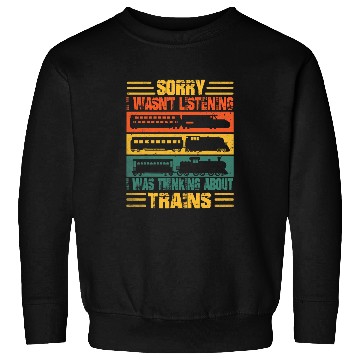 Discover Retro Wagon Train Lover Model Railroad Conductor Funny Train 22 Sweatshirts