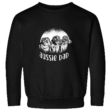 Discover Mens Funny Australian Shepherd Dog Dad Aussie Dad Aussie Owner Sweatshirts