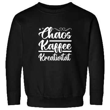 Discover Powered by Chaos Coffee Creativity Artist Chaotine Sweatshirts