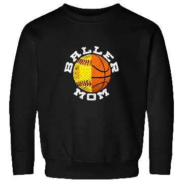 Discover Softball Basketball Player Funny Mom Sweatshirts