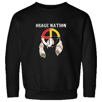 Discover Osage Nation Native American Indian medicines Wheel Sweatshirts