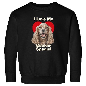 Discover I Love My Cocker Spaniel Puppy Dog Sweatshirts