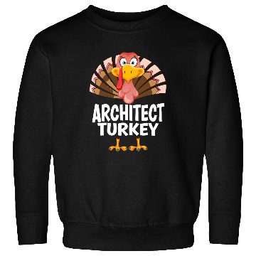 Discover Thanksgiving Architect Turkey Matching Pajama Sweatshirts