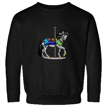 Discover White Carousel Horse Sweatshirts