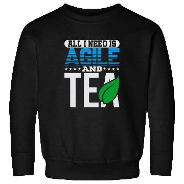Discover Tea caffeines Scrum Agile Project Management Funny PM Coach Sweatshirts