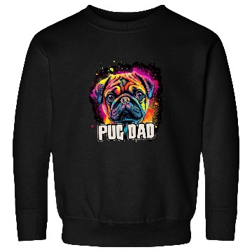 Discover Mens Pug Dad Dog Sweatshirts