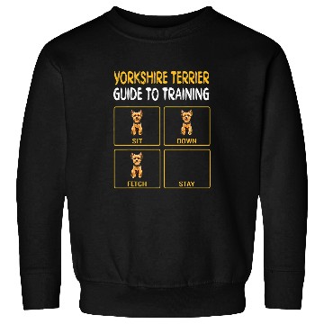 Discover Yorkshire Terrier Dog Training Guide Sweatshirts