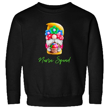 Discover nurses Squad Easter Bunny Ears Gnome Sweatshirts