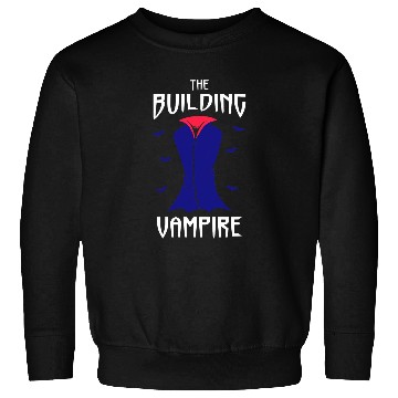 Discover The Building Vampire Halloween Construction Worker Sweatshirts