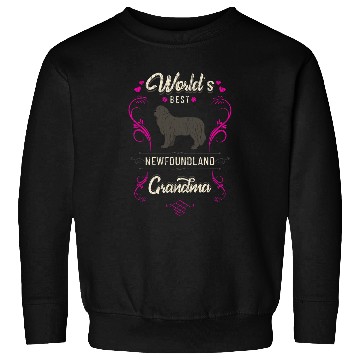 Discover Worlds bests Newfoundland Grandma Dog Breed Owner Sweatshirts
