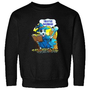 Discover Wizard Dog Blue Heeler Wand Magic Spell Casting Fantasy Mage Sweatshirts