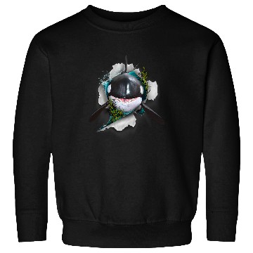 Discover Orca Whale Lover Funny Whale Orca Sweatshirts