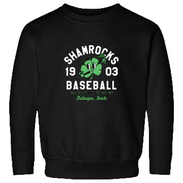 Discover vintages Dubuque Iowa Shamrocks Defunct Historical Baseball Sweatshirts