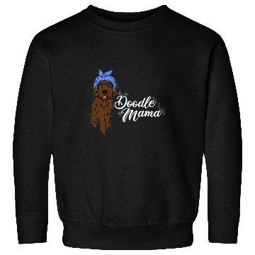 Discover Womens Doodle Mama Funny Labradoodle Goldendoodle Lover Sweatshirts