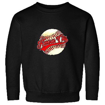Discover vintages Kansas Cityscape Funny Baseball Lover Player Sweatshirts