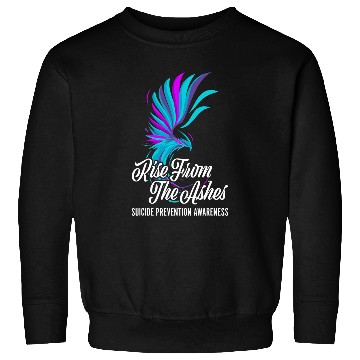 Discover Rise From Phoenix The Ashes suicides Prevention Awareness Sweatshirts