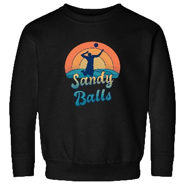 Discover Sandy Balls for a Beach Volleyball Player Sweatshirts