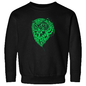Discover Wise Owl Native American Style Art Sweatshirts