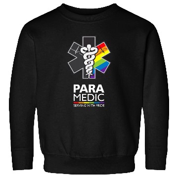 Discover Paramedic Serving With Pride Rainbow Gay LGBT EMS Sweatshirts