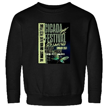 Discover Oklahoma Cicada 2024 Emergence 221 Year Event Sweatshirts