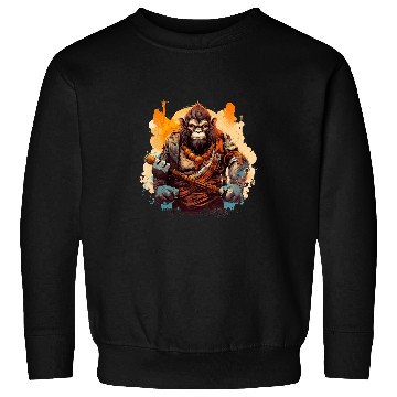 Discover monkey warrior art Creative Imagination Idea Creative Inspir 1 Sweatshirts