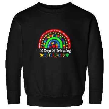 Discover 100 Days Of Embracing DifferencesSpecial Education Teacher Sweatshirts