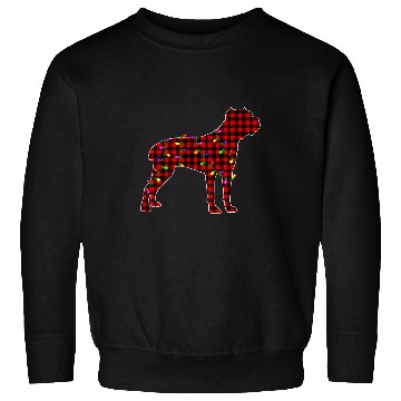 Discover Red Plaid Buffalo Cane Corso Christmas Pajamas Sweatshirts